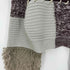ムルーア MURUA 25aw マテリアルMIXショルダーオープンニット レディース FREE