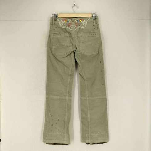 PLUSMINUS Y2K スタッズデザイン コーデュロイパンツ レディース JPN:XS