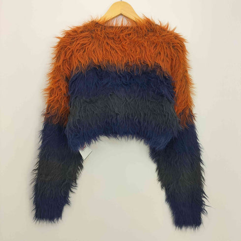 ムルーア MURUA 24aw シャギーボーダーニット レディース FREE