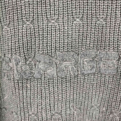 エクストララージ XLARGE DEFORMED CABLE CREWNECK KNIT メンズ JPN:M