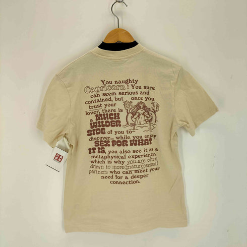 カルネボレンテ Carne Bollente THE EROSCOPE CAPRICORN Tシャツ やぎ座 レディース JPN:S