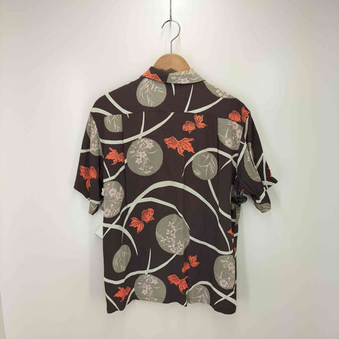 サンサーフ SUN SURF 和柄 金魚 レーヨン アロハシャツ メンズ JPN:M