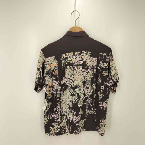 サンサーフ SUN SURF 総柄 枝垂れ桜 アロハシャツ メンズ JPN:S