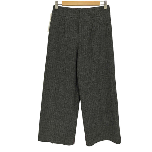 トゥモローランド TOMORROWLAND ヘリンボーンウールジャージー ワイドパンツ レディース 36