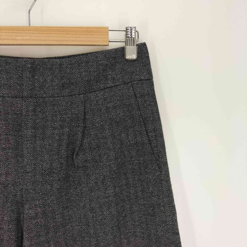 トゥモローランド TOMORROWLAND ヘリンボーンウールジャージー ワイドパンツ レディース 36