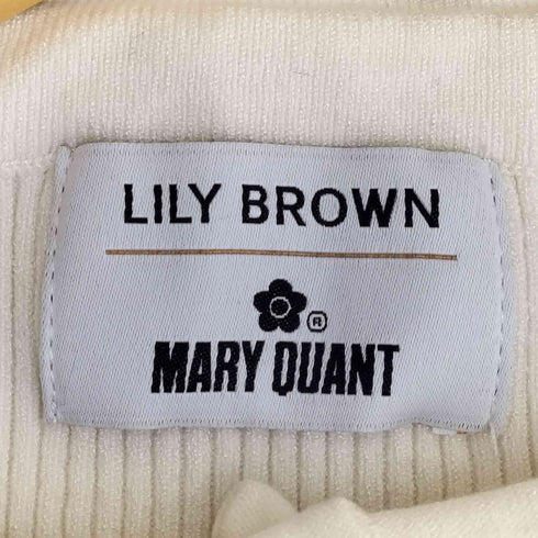 マリークワント MARY QUANT ロゴ刺繍 カーディガン レディース ONE SIZE