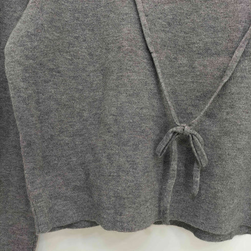 VIOLETTA 24aw ローズモチーフクロップドニットトップス レディース FREE