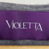 VIOLETTA 24aw ローズモチーフクロップドニットトップス レディース FREE