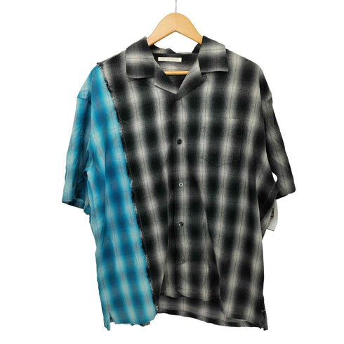 ディスカバード DISCOVERED nu-gazer OMBRE CHECK SHIRT オンブレチェック フリンジ メンズ JPN:2
