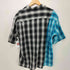 ディスカバード DISCOVERED nu-gazer OMBRE CHECK SHIRT オンブレチェック フリンジ メンズ JPN:2