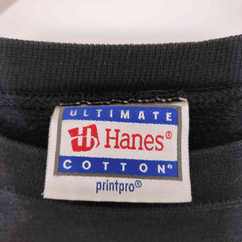 ヘインズ Hanes 90S 企業ロゴプリント スウェット メンズ import:M