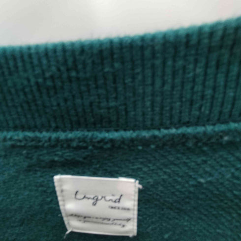 アングリッド Ungrid 22SS クラックプリント クルーネック スウェット レディース FREE