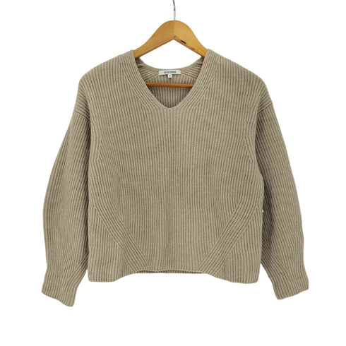 ニジュウサンク 23区 カシミヤブレンドバルキーVネックニット レディース JPN:38