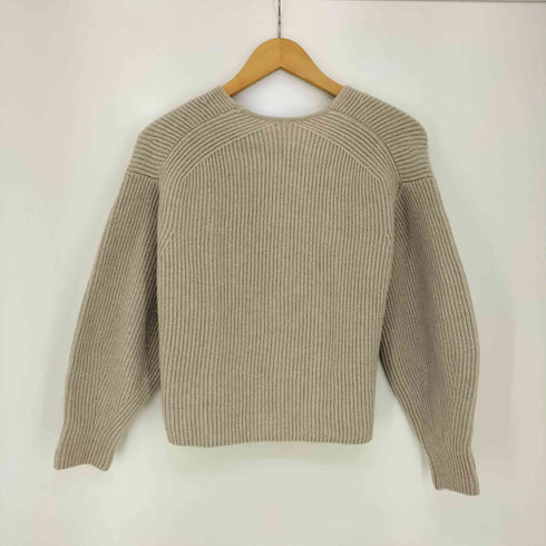 ニジュウサンク 23区 カシミヤブレンドバルキーVネックニット レディース JPN:38