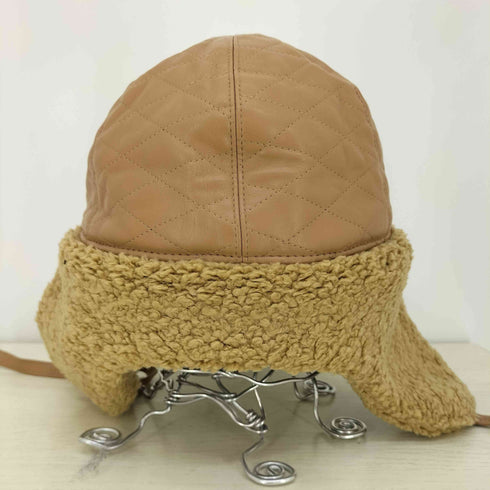 カシラ CA4LA フェイクレザー ボアフライトキャップ レディース
