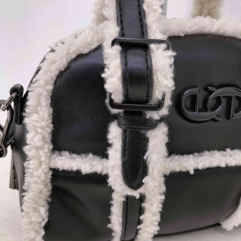 エモダ EMODA 23aw フェイクムートンボストンバッグ レディース