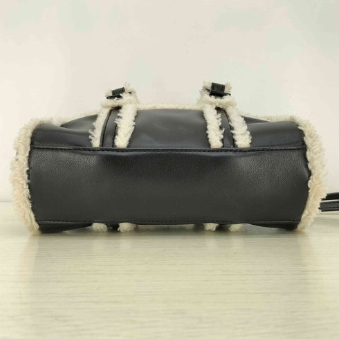 エモダ EMODA 23aw フェイクムートンボストンバッグ レディース