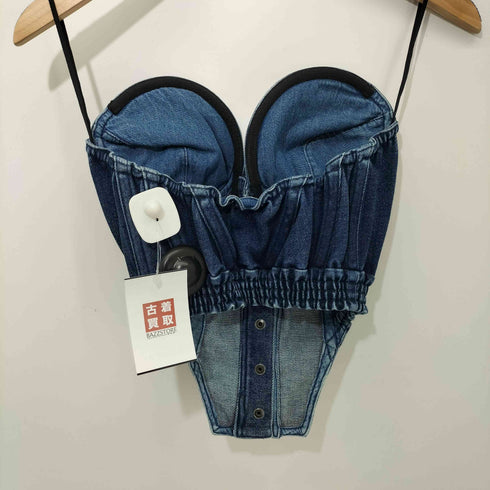 フミカウチダ FUMIKA UCHIDA 23SS STRETCH DENIM BUSTIER デニム ビスチェ レディース JPN:36