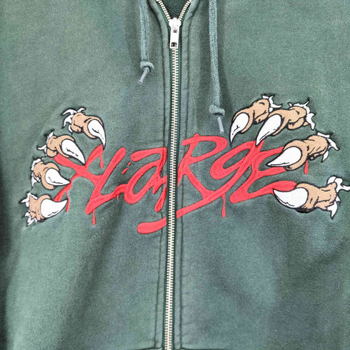 エクストララージ XLARGE CLAW ZIP HOODED SWEATSHIRT メンズ JPN:L