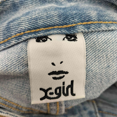 エックスガール X-girl DENIM CARGO PANTS デニム カーゴパンツ レディース JPN:S