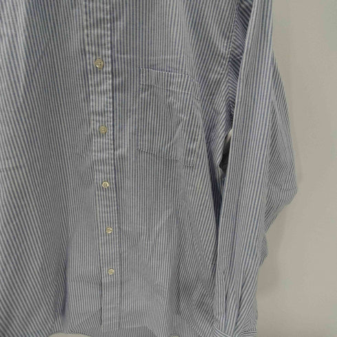 レッドキャップ RED KAP 60/40 コットン ポリ ボタンダウン L/S ストライプ シャツ メンズ 16-34