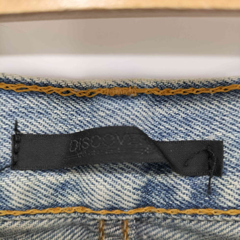 ディスカバード DISCOVERED リメイク フロント プリント デザイン デニムパンツ メンズ FREE