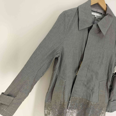 アンリアレイジ ANREALAGE 19SS CLEAR GRADATION STAIN COLLAR COAT メンズ 38