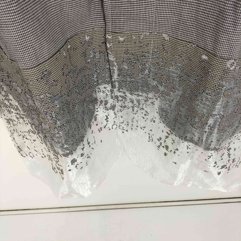 アンリアレイジ ANREALAGE 19SS CLEAR GRADATION STAIN COLLAR COAT メンズ 38