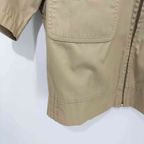 SCOTTS GREY LTD 60-70s TALONジップ ユーゴスラビア製 ショートスリーブサファリシャツジャケット メンズ US:44