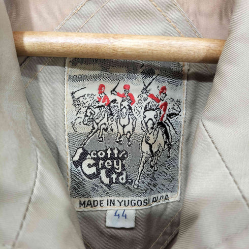 SCOTTS GREY LTD 60-70s TALONジップ ユーゴスラビア製 ショートスリーブサファリシャツジャケット メンズ US:44