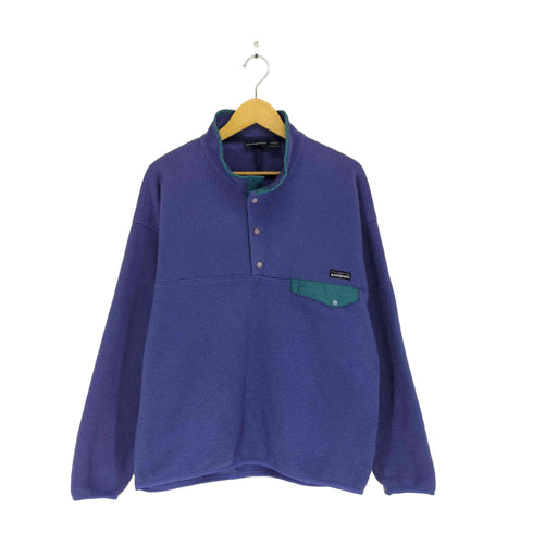 パタゴニア patagonia 90s 雪なしタグ Synchilla SnapT Pullover シンチラ スナップT メンズ L