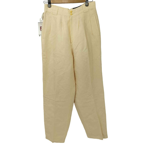 Giorgio Sant'Angelo 80-90s リネンレーヨン混 3タックワイドスラックス メンズ 12