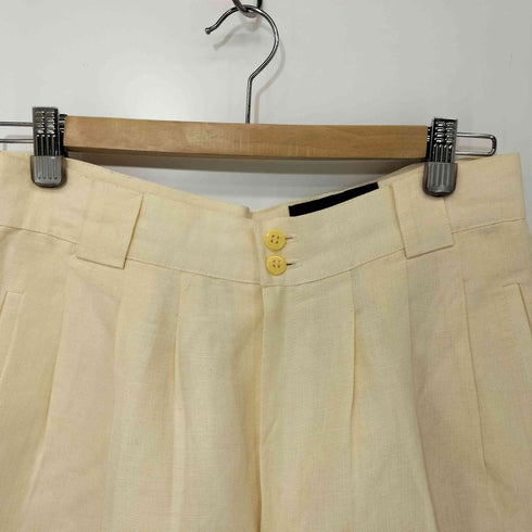 Giorgio Sant'Angelo 80-90s リネンレーヨン混 3タックワイドスラックス メンズ 12