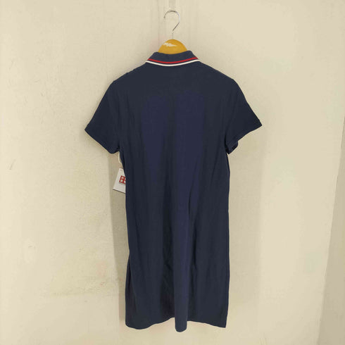 トミーヒルフィガー TOMMY HILFIGER 刺繍ロゴ ポロシャツ ワンピース レディース L