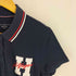 トミーヒルフィガー TOMMY HILFIGER 刺繍ロゴ ポロシャツ ワンピース レディース L