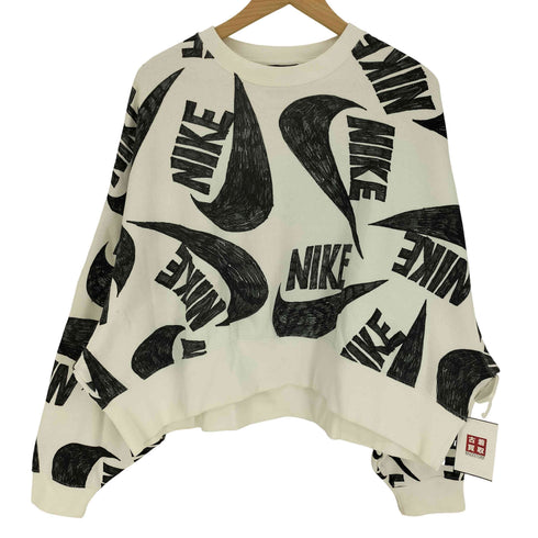 ナイキ NIKE 21SS モノグラム クロップド プルオーバー スウェット レディース import:XL