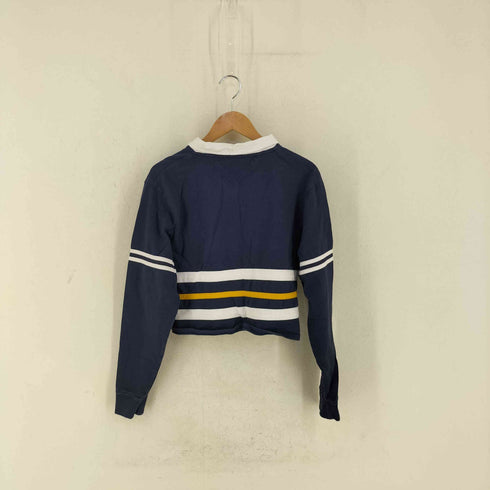 トミージーンズ tommy jeans 刺繍ロゴ クロップド シャツ レディース S