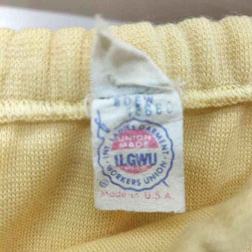 70S UNION MADEタグ ILGWU イージーパンツ レディース