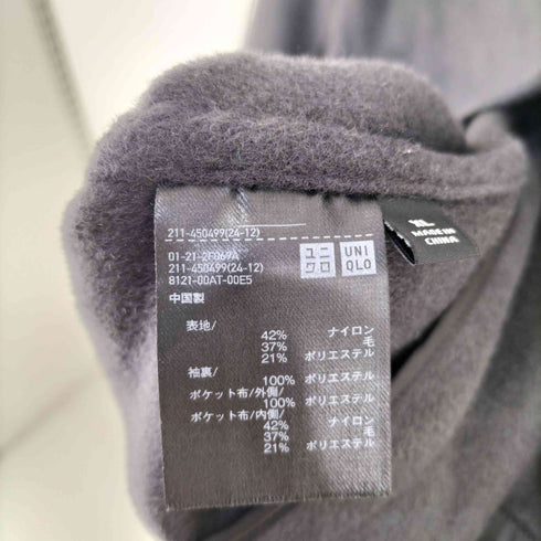 ユニクロ UNIQLO ダブルフェイスショートコート レディース JPN:XL