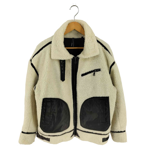 ハルハム HALHAM フェイクレザーポケット ボアジャケット レディース JPN:M