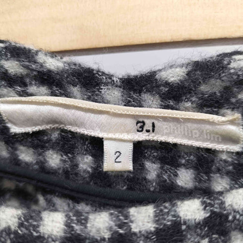 スリーワンフィリップリム 3.1 phillip lim 初期 ウール チェック スカート レディース 2