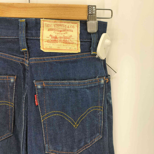 リーバイスヴィンテージクロージング Levis Vintage Clothing 42TALON トルコ製 LVC Levi's 701 bigE 復刻 ハイウエスストデニムパンツ レディース 24/32
