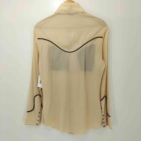 70S 襟芯 ロングスリーブ ウエスタンシャツ メンズ 15-15 1/2