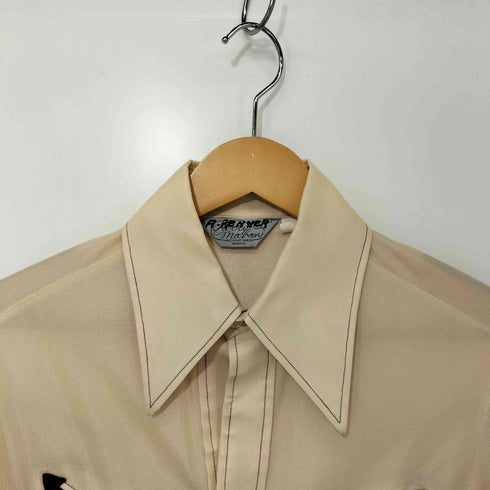 70S 襟芯 ロングスリーブ ウエスタンシャツ メンズ 15-15 1/2