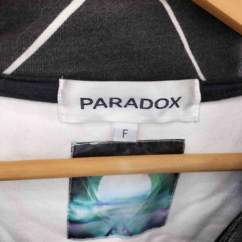 パラドックス PARADOX GRAPHIC LONG PARKA グラフィック ジップアップパーカー メンズ FREE