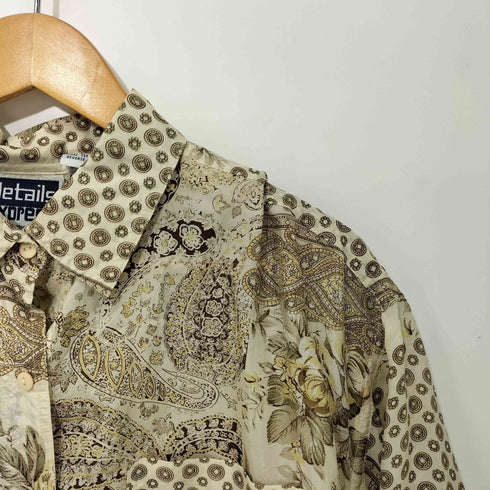 details express 90S 総柄 総シルク ショートスリーブシャツ メンズ