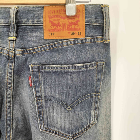 リーバイス Levis ボタン裏3015 日本製 ダメージ加工 511 デニムパンツ メンズ 29/32