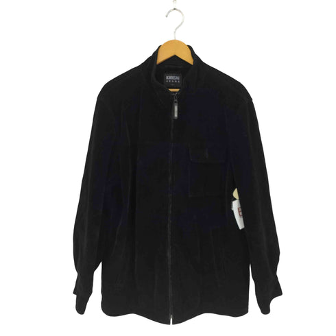 カンサイジーンズ KANSAI JEANS スタンドカラーベロアブルゾン メンズ JPN:L