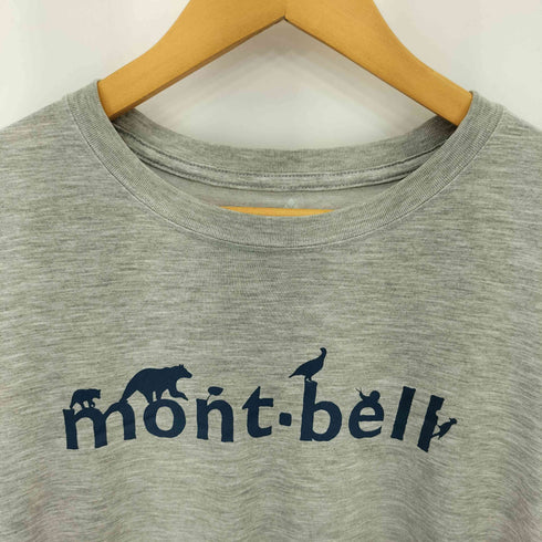 モンベル mont bell ロゴプリント クルーネック半袖Tシャツ メンズ M