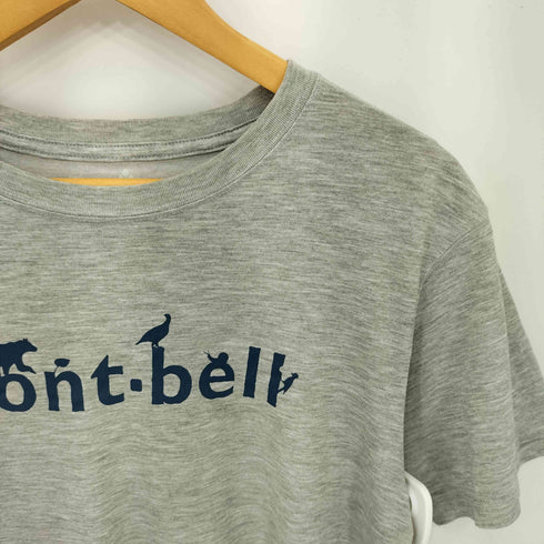 モンベル mont bell ロゴプリント クルーネック半袖Tシャツ メンズ M